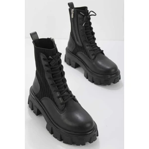 Siyah Kadın Bot & Bootie
