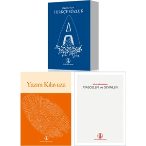 Türk Dil Kurumu Yayınları  Türk Dil Kurumu Sözlük Seti - 3 Kitap - Sözlük - Yazım Kılavuzu - Atasözleri ve Deyimler