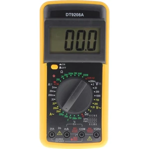 Sarı DT9208A Profesyonel LCD Dijital Multimetre Elektrikli El Ampermetre Voltmetre Dayanımı (Yurt Dışından)