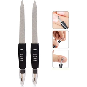 Rose Gold Renkli Gümüş Törpü 2 Adet Et İticili Tırnak Bakım Aracı