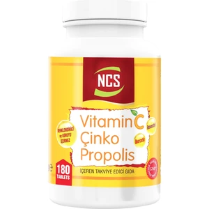 Vitamin C Çinko Propolis Vitamin D Resveratrol 180 Tablet