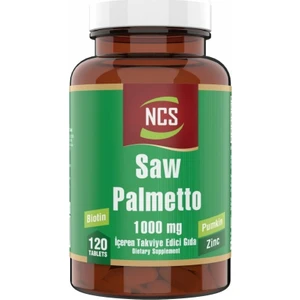 Saw Palmetto 1000 Mg Pumpkin Biotin Zinc Complex 120 Tablet
