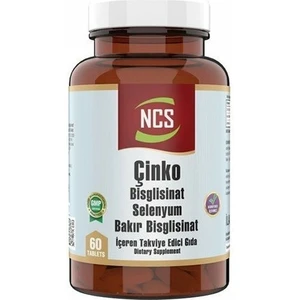 Çinko Bisglisinat Bakır Selenium 60 Tablet