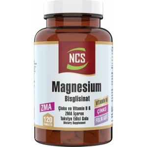 Zma Magnesium Bisglisinat Çinkovitamin B 6 120 Tablet