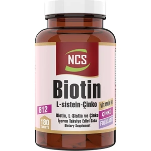 Biotin 2500 Mcg L Sistein Çinko 180 Tablet