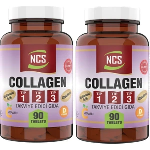 Kollajen Tip 1-2-3 Hyaluronic Acid 90 Tablet 2 Kutu