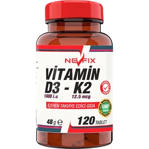 Vitamin D3-K2 120 Tablet
