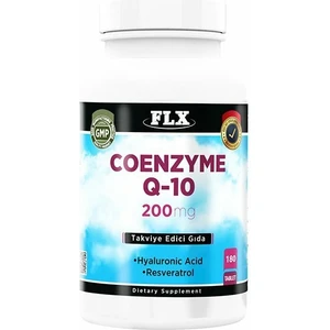 Flx Coenzyme Q-10 200 Mg Hyoluronic Acid Resveretrol 180 Tablet