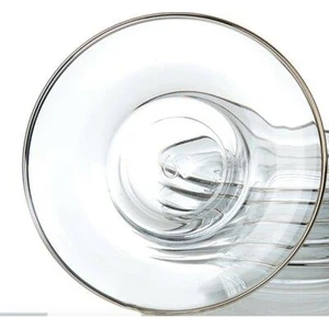 Decorium Ars 344 Gümüş Çay Tabak 6 Adet