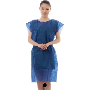 Sıfır Kol Hasta Önlüğü  (10 Adet)    Tek Kullanımlık