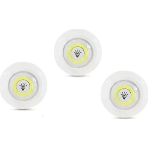 Uzaktan Kumandalı 3 Lü Spot LED Lamba Kablosuz Pilli Işıldak