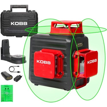 Kobb KBL34G 40 Metre Profesyonel Li-Ion Şarjlı 3X360⁰ Fiyatı