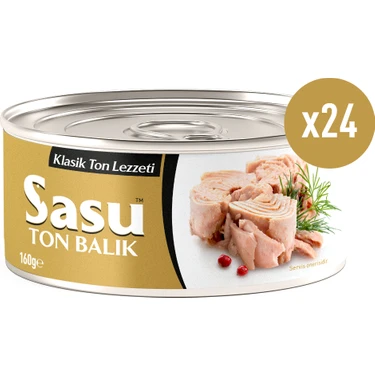 Sasu Klasik Ton Balığı 24X160 gr Bütün