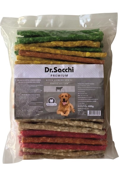 Dr.Sacchi Munchy Çubuk 5" 6.5gr 100'lü Karışık Renk