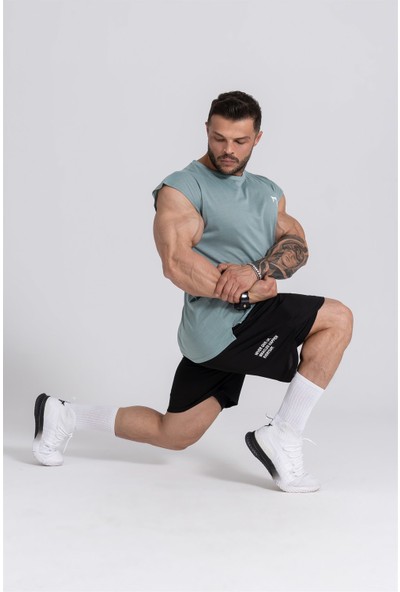 Gymwolves Spor Erkek T-Shirt | Tactical Kol Kesim | Workout T-Shirt |