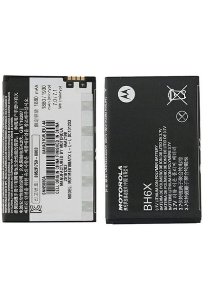 Arabulalaca Motorola Droıd x Atrix 4g MB860 BH6X Pil Batarya