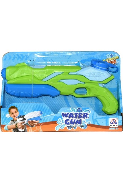Water Gun Su Tabancası Yeşil-Mavi Renk