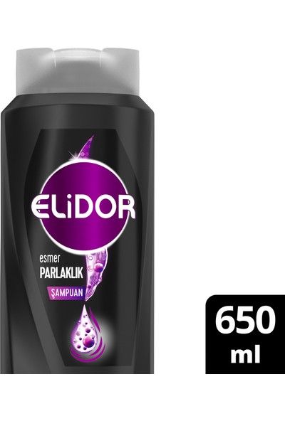 Elidor Superblend Saç Bakım Şampuanı Esmer Parlaklık Vitamin E Chia Tohumu Yağı Melanin 650 ML