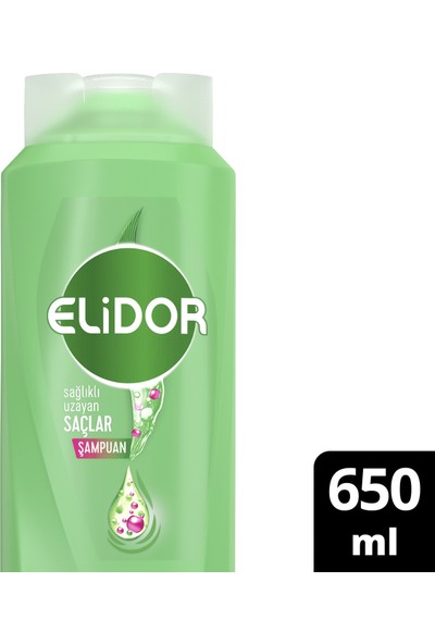 Elidor Superblend Saç Bakım Şampuanı Sağlıklı Uzayan Saçlar Biotin Argan Yağı Arginine 650 ML