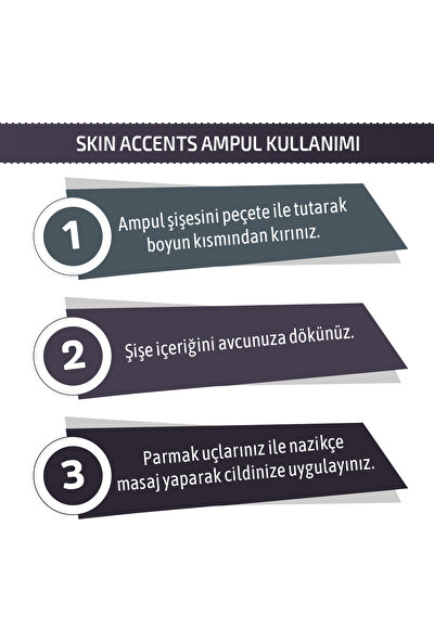 Skin Accents Göz Çevresi Bakım Ampul 5 Adet Magic Eyes Complex Cilt Serumu Dermaroller Dermapen Serum