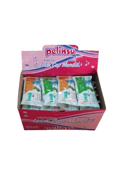 Islak Cep Mendili 36 Paket Her Paket 15 Adet