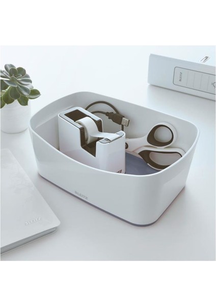 Mybox 525701 Gri Masaüstü Saklama Kutusu
