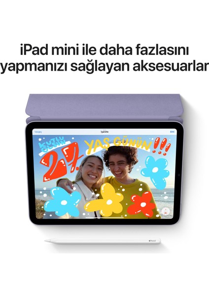 iPad Mini 64GB 8.3" WiFi Tablet - MLWL3TU/A Pembe