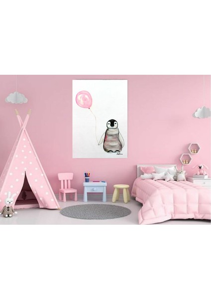 Yağlı Boya El Yapımı Tablo Home In Joy Bebek Odası 50CMX53CM