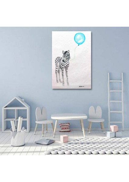 Yağlı Boya El Yapımı Tablo Home In Joy Bebek Odası 62CMX66CM