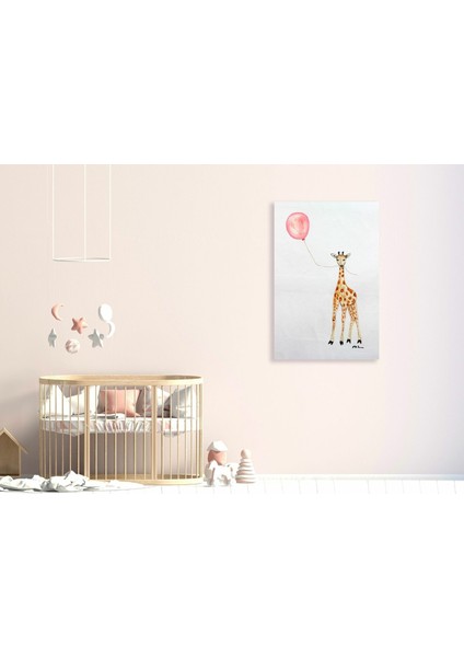 Yağlı Boya El Yapımı Tablo Home In Joy Bebek Odası 50CMX53CM