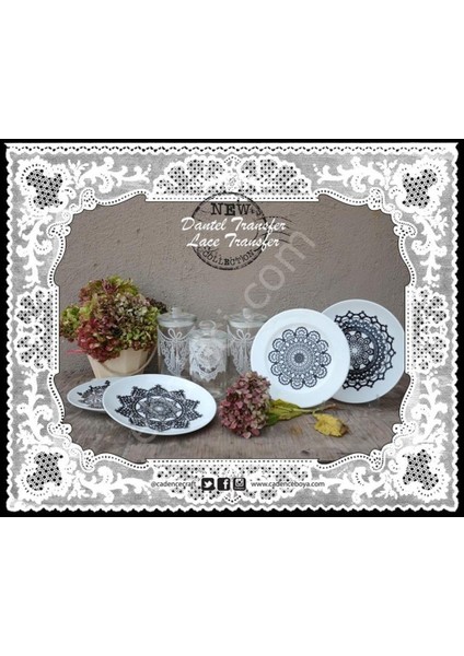 DT034 25X35 Dantel Transfer Beyaz fiyatları