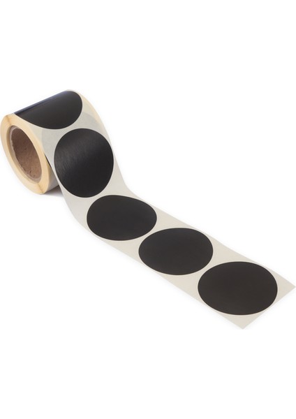 Yapışkanlı Etiket 5 cm Siyah