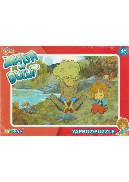 Trt Çocuk Maysa ve Bulut 48 Parça Yapboz / Puzzle