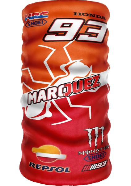 ® DeCollar Honda Marijuze Monster Boyunluk Bandana Balaklava