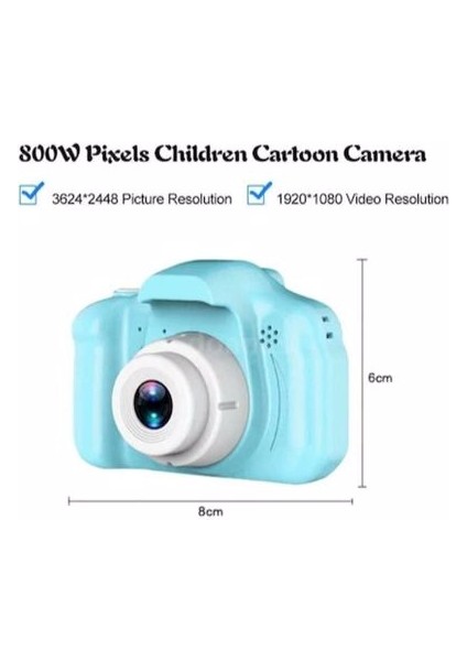 Cmr9 Kamera 1080P Hd Çocuklar Için Fotoğraf Makinesi 16 GB Sd Kart Dahil indirimleri