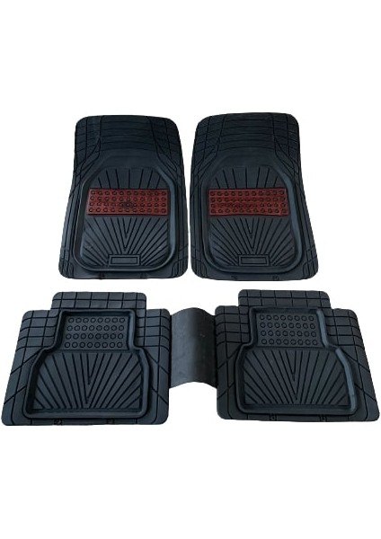 Hyundai Accent Admire 4d Maxi Havuzlu Fade Kırmızı Oto Paspas