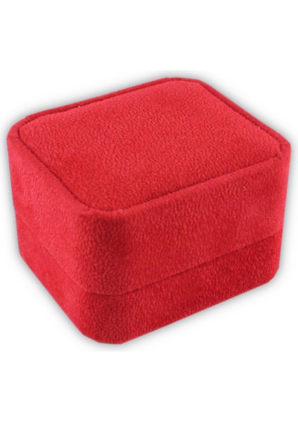 Alcantara Çift Alyans Kutusu Kırmızı Renk modelleri