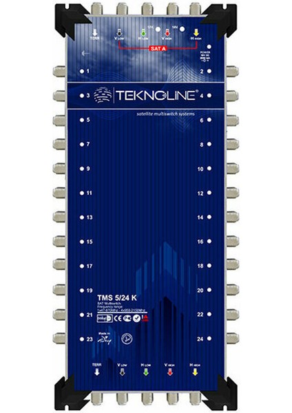 5X24 KASKATLI MULTISWITCH UYDU DAĞITIM SANTRALI