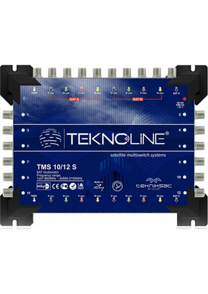 10X12 SONLU MULTISWITCH UYDU DAĞITIM SANTRALI