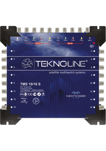 10X16 SONLU MULTISWITCH UYDU DAĞITIM SANTRALI