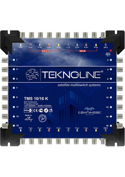 10X16 KASKATLI MULTISWITCH UYDU DAĞITIM SANTRALI