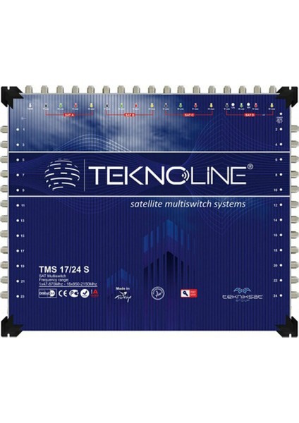 17X24 KASKATLI MULTISWITCH UYDU DAĞITIM SANTRALI