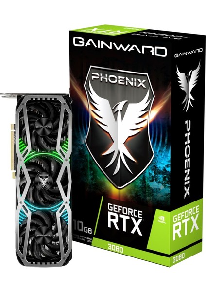 RTX3080 Phoenıx 10GB 384 Bit V1 Ekran Kartı NED3080019IA-132AX