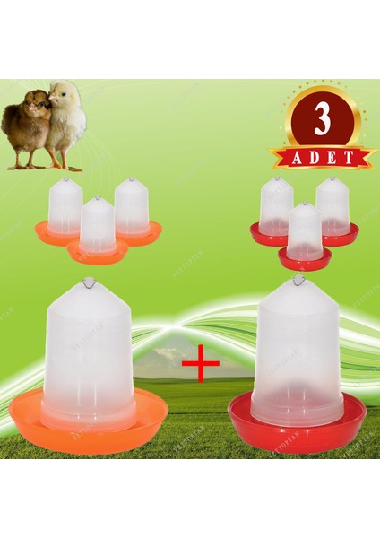 Suluk ve Yemlik Takım 0.75 ml 6 Adet Civciv Bıldırcın Güvercin Brahma Taklacı Kanat Posta Hünkari