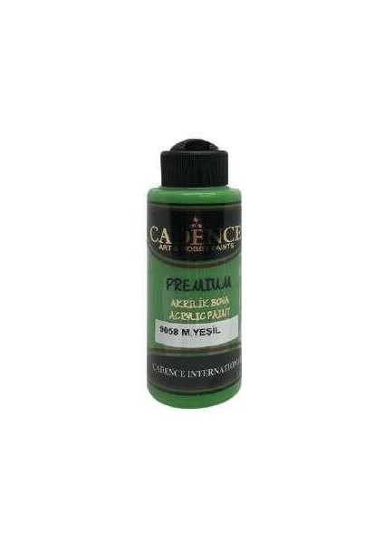 9058 M. Yeşil Premium Akrilik Boya 120 ml