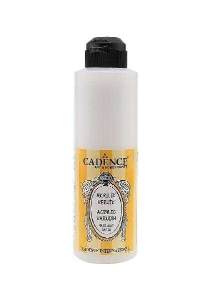 Su Bazlı Yarı Mat Akrilik Vernik 250 ml