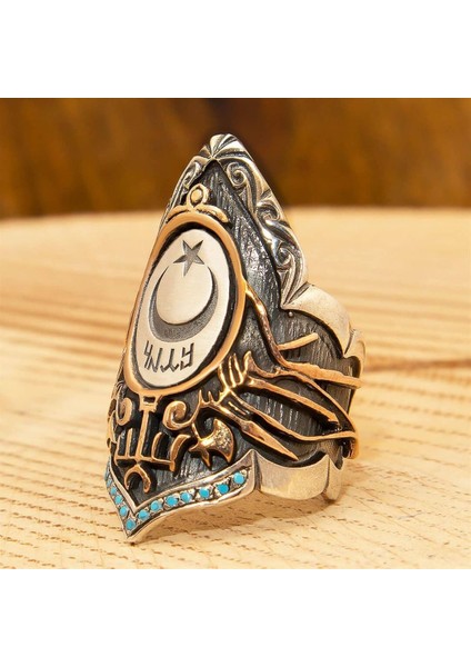 Sultan Serisi Ayarlanabilir Zihgir Gümüş Erkek Yüzük modelleri