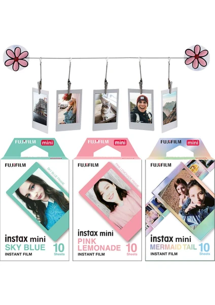 Instax 3'lü Özel Film Hediye Seti 3