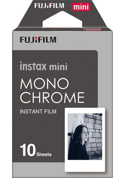 Instax Mini Monochrome Siyah-Beyaz 10'Lu Film