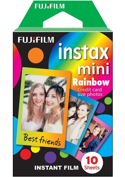 Instax Mini Rainbow 10'Lu Film